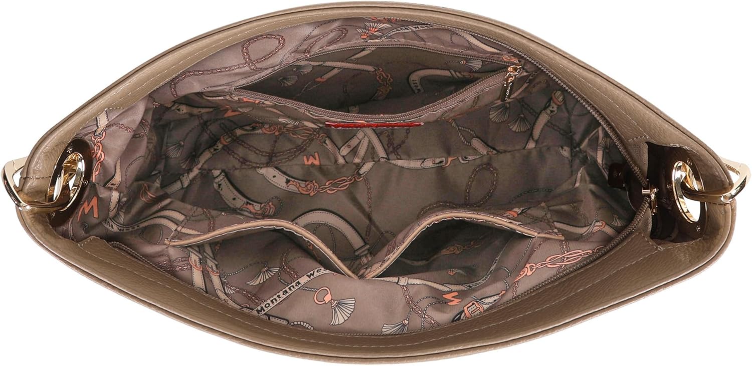 Montana West Medium Hobo Bags for Women Top Handle Satchel Shoulder Purse Bucket Handbag - Image 5