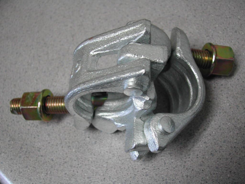 2 UK Forged Galvanized Right Angle Clamps aka Rigid Clamps Cheeseborough Clamps (2)