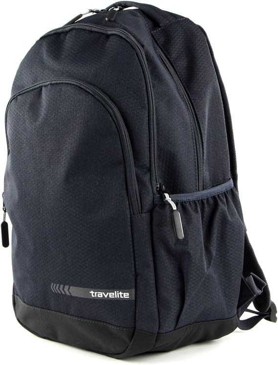 Travelite Hand luggage backpack size L meets IATA cabin luggage dimensions luggage series KICK OFF: Practical backpack for holidays and sports 45 cm 22 litres 006918 D'anthracite Rucksack L (45 cm/22 Liter)