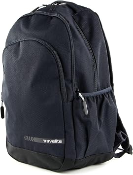 Travelite Hand luggage backpack size L meets IATA cabin luggage dimensions luggage series KICK OFF: Practical backpack for holidays and sports 45 cm 22 litres 006918 D'anthracite Rucksack L (45 cm/22 Liter)