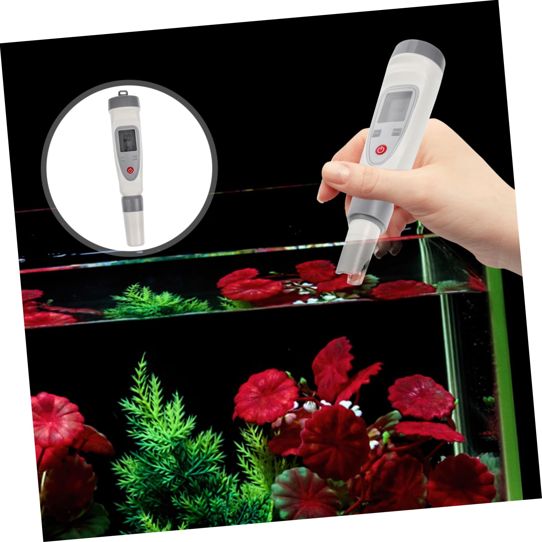 DOITOOL termómetros para acuarios procesamiento de Alimentos refractómetro Digital gravímetro de Agua Salada salímetro de Agua electrónico medidor de salinidad Pantalla Digital Hidrómetro