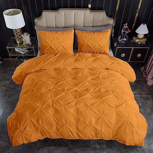 Juego de funda de edredón de tamaño King extragrande (120 x 128 pulgadas), 3 piezas, 100% algodón egipcio de 1000 hilos, juego de funda de edredón