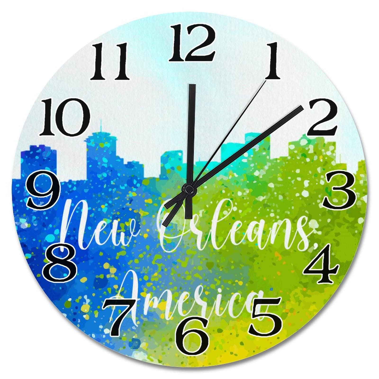 Horloge Nouvelle-Orléans pour une décoration d'intérieur moderne
