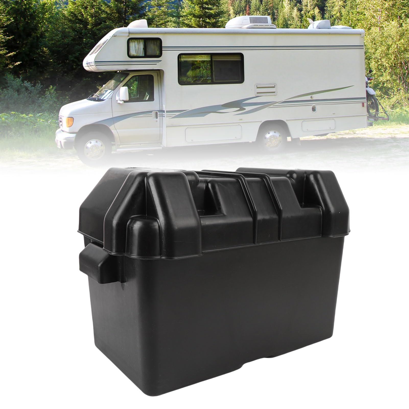 WW RV opakowanie na baterie Anti Impact ABS Marine Automotive przyczepa do łodzi opakowanie na baterie do akumulatorów mniejszych niż 325x195x185mm EEE