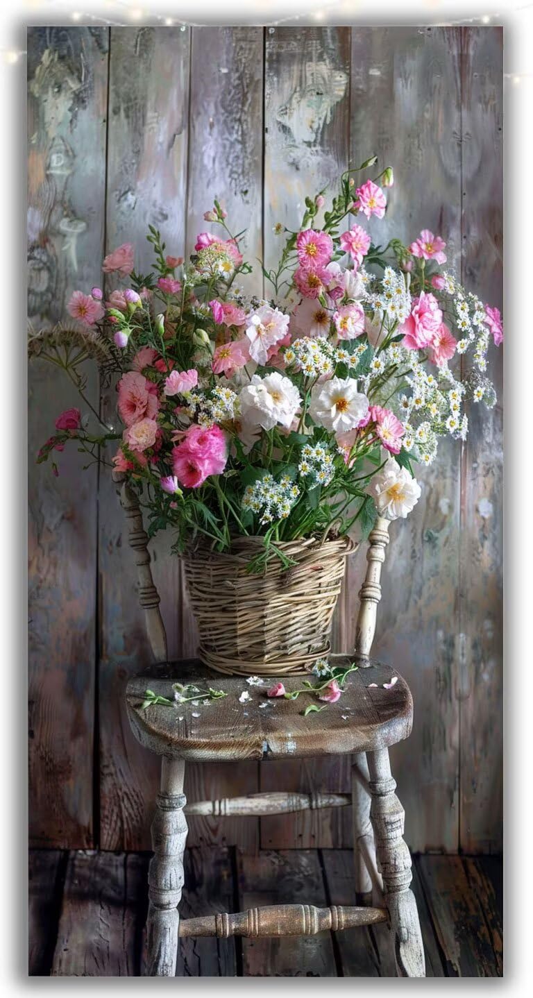 Diamond Painting Kit Completo Vaso Di Fiori Diamond Painting Grandi Dimensioni Sedia, 70x140cm Passatempo Adulti, Pittura Diamante, Attività Antistress e Relax, Hobby Meditativo, Regalo Donna Y1-1092