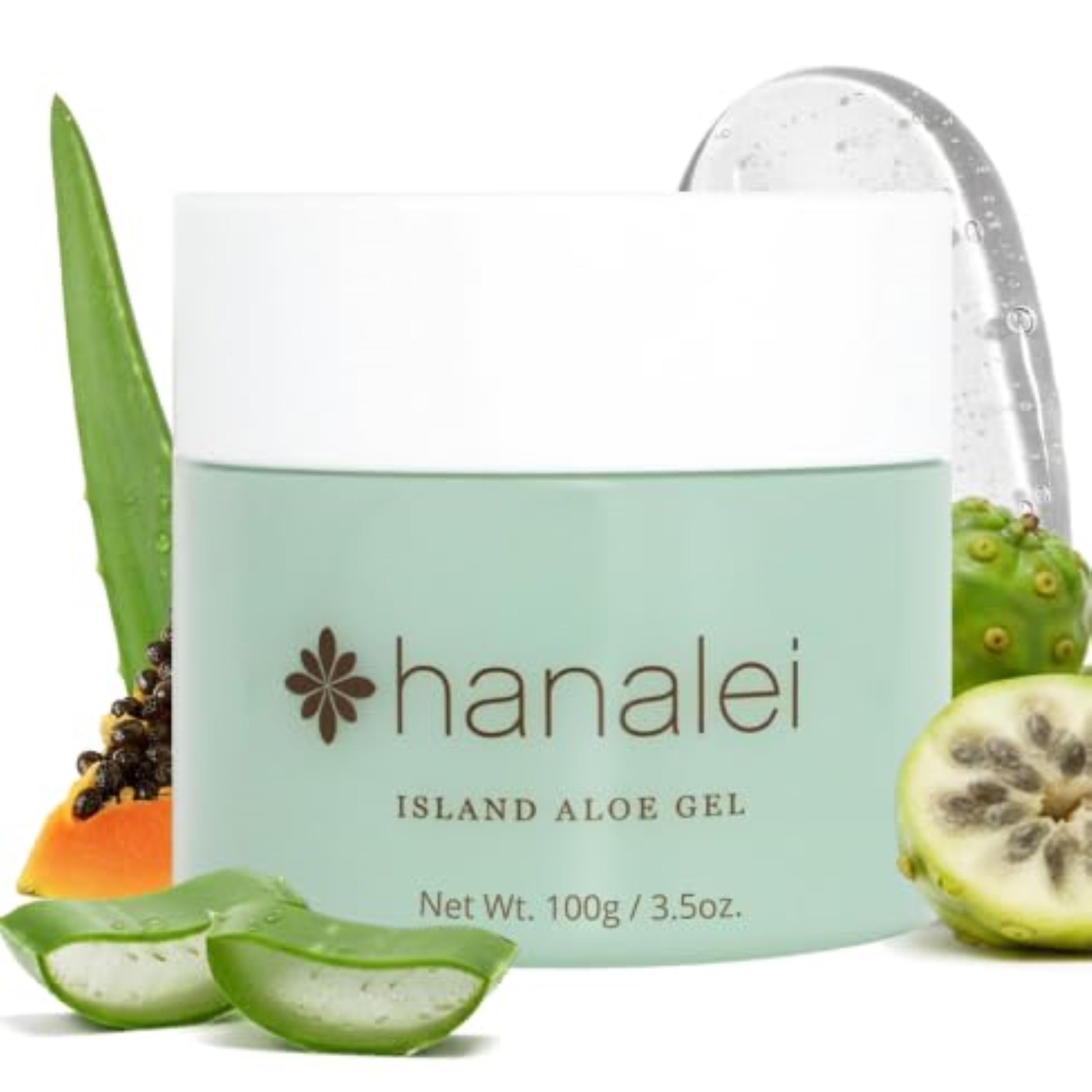 Hanalei Aloe Gel – Soothing After-Sun Care & Daily Moisturizer – Hydrating, Cooling Aloe Vera Gel for Face & Body – Cruelty-Free, Paraben-Free