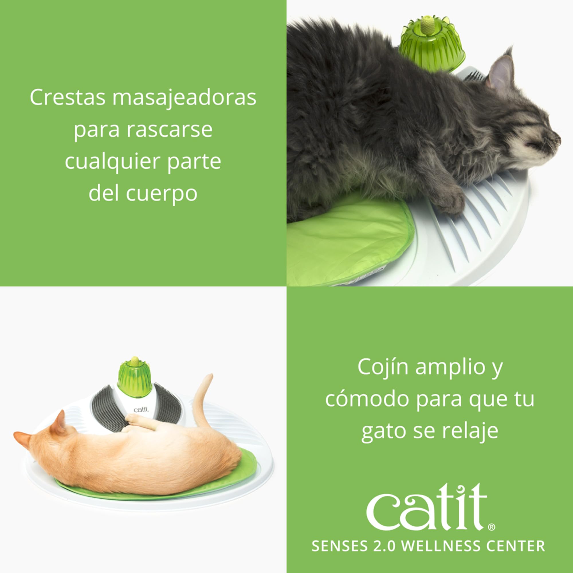 Catit Centro de Masaje para Gatos Senses 2.0