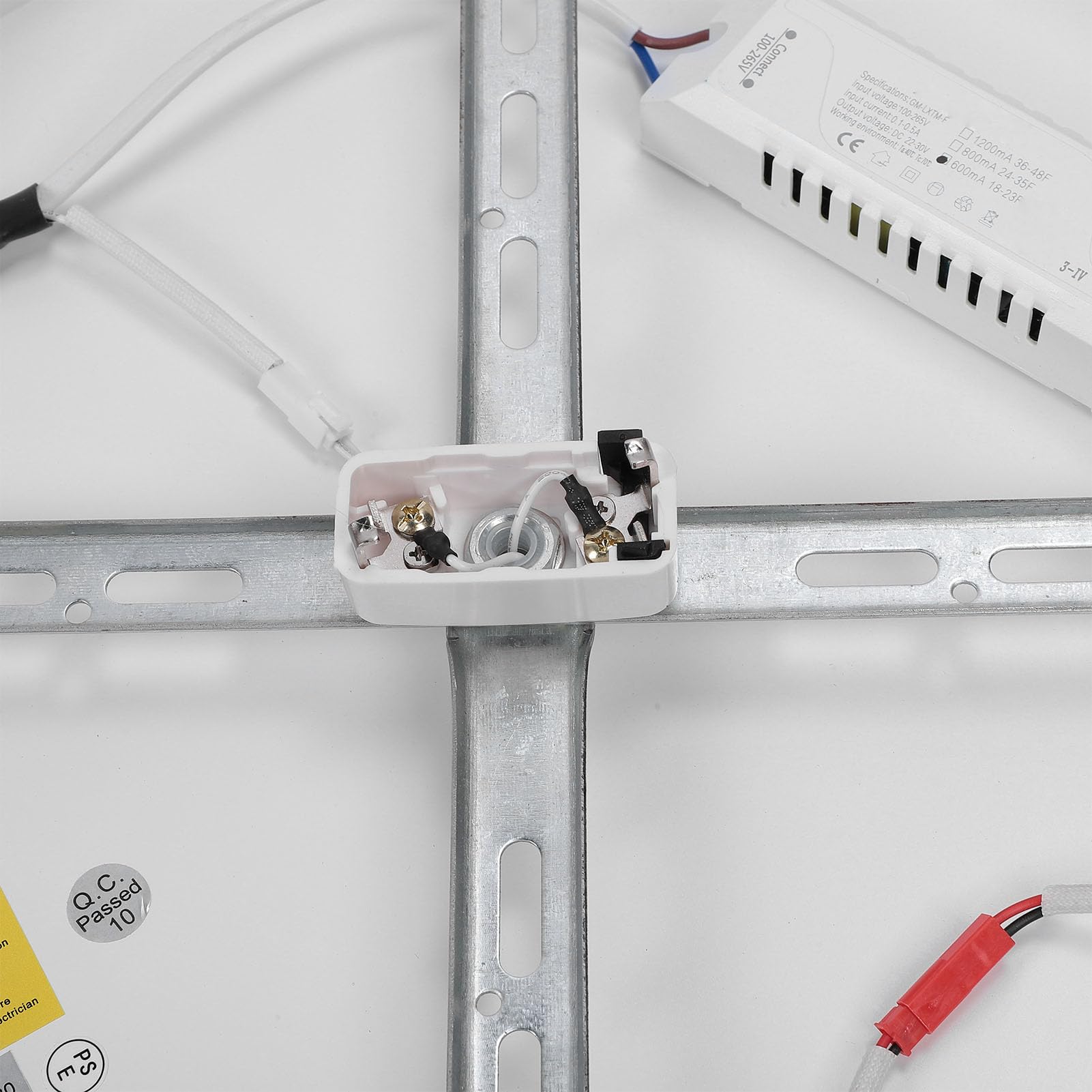 Hyuduo Sufitowa LED do Montażu Podtynkowego Okrągła Oprawa z możliwością Przyciemniania CRI90+ z Pilotem i kontrolą Aplikacji do Sypialni, Kuchni, Salonu, Przedpokoju (BLACK)