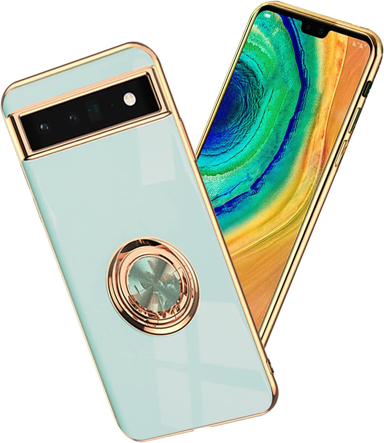 Compatible for Google Pixel 6A Case Ring Holder