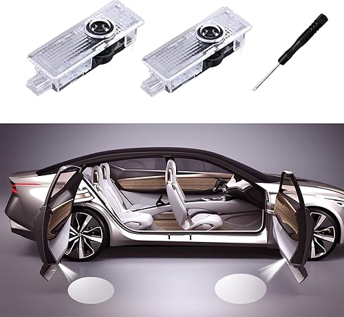 2 piezas de luces de puerta de coche Logo proyector accesorios para VW