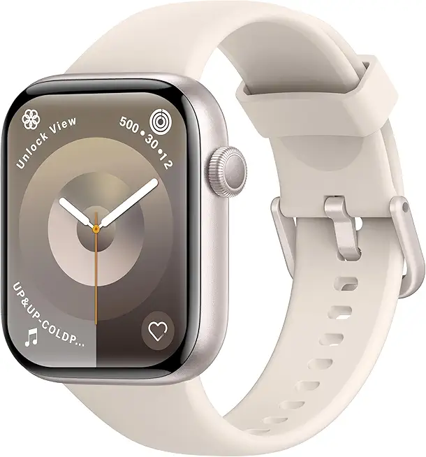 Smartwatch Damen Herren, 1,85" HD Touch Fitnessuhr mit Telefonfunktion, 140+Sportmodi Smart Watch Fitness Tracker mit Pulsmesser Schlafmonitor Schrittzähler, IP68 Wasserdicht Sportuhr für iOS Android