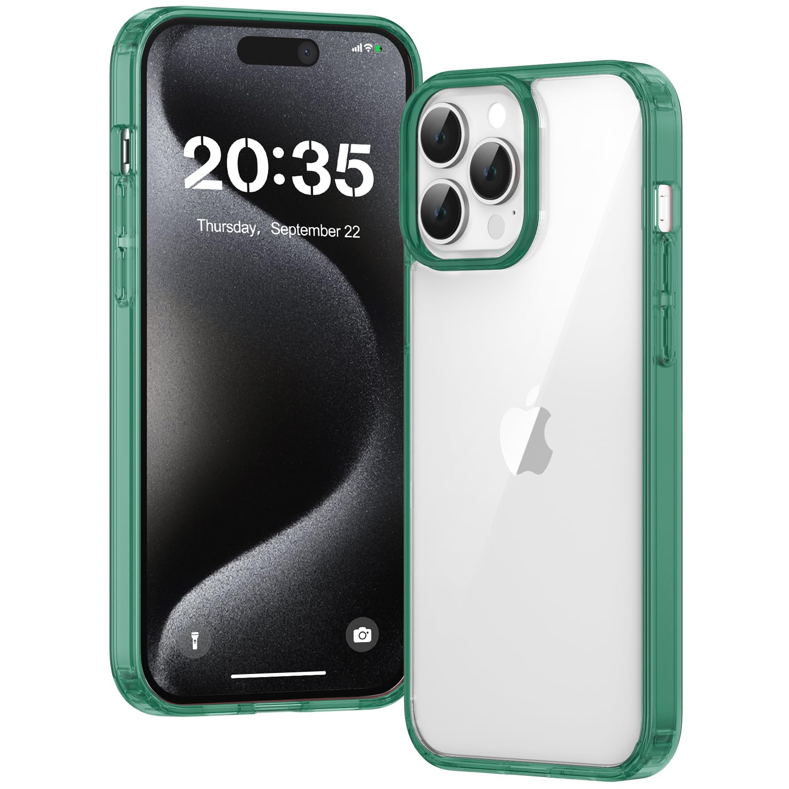 Clear Case for iPhone 15, Ultra Thin, Shockproof TPU Cover, Anti-Yellowing, Crystal Clear, Phone Case for Apple iPhone 15 - Clear — view 21