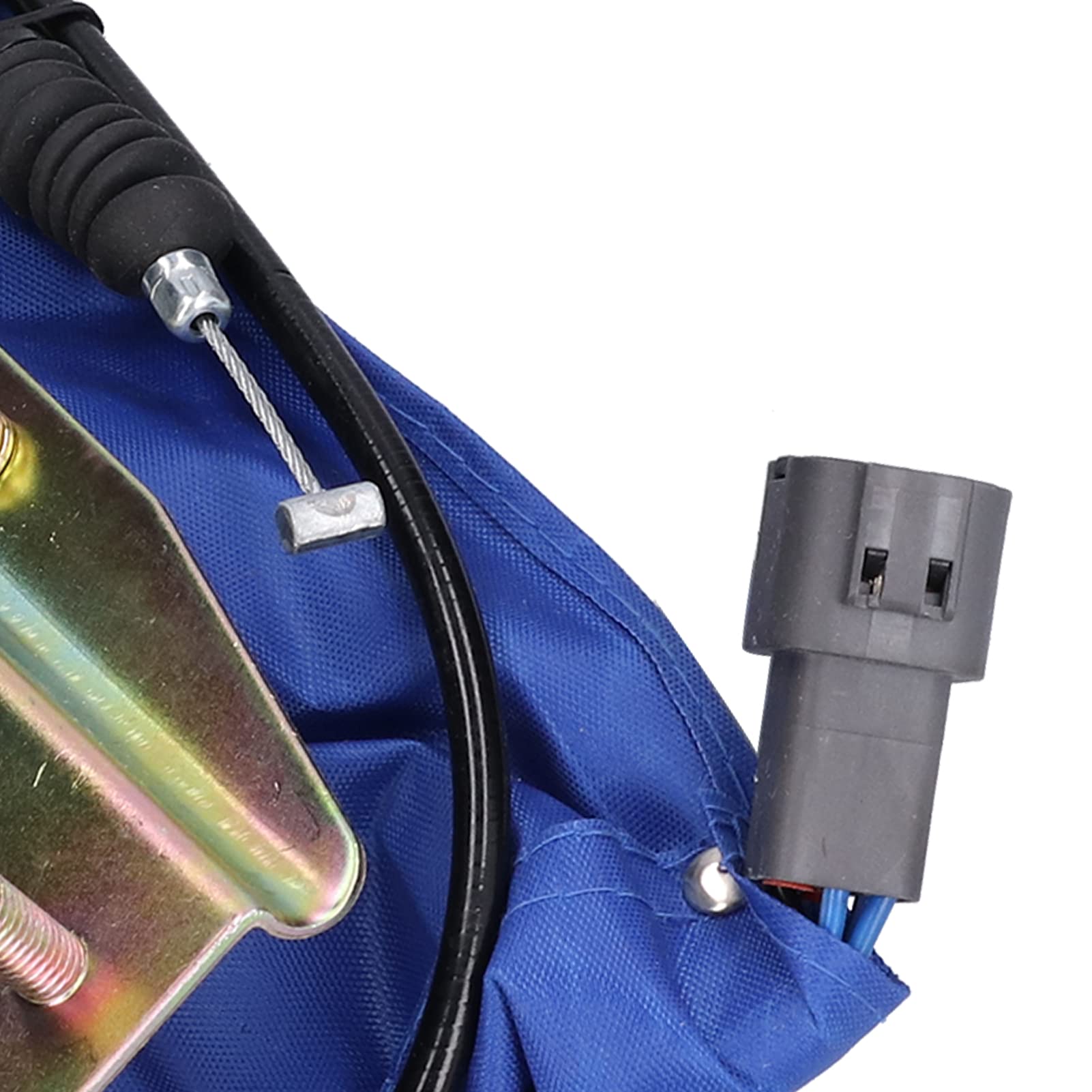 FTVOGUE Zawór Elektromagnetyczny Wyłącznika Silnika Koparki, 24V 1,05m Stal