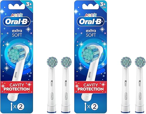 Miniatura 8 de Oral-B Cabezales de cepillo de repuesto extra suaves para niños, 2 unidades, protección de cavidad