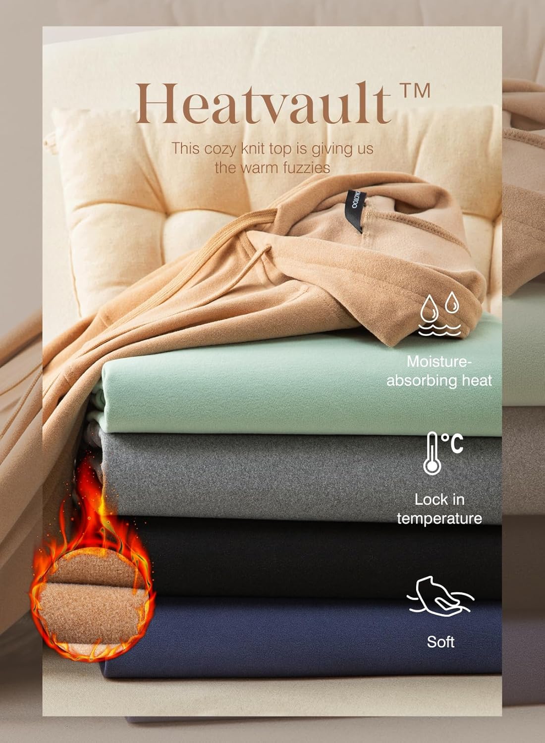 Dokotoo Hoodies for Women Soft Long Sleeve Casual Hoodie Oversized Sweatshirt Lightweight Knit Pullover Hooded Tops - Image 5