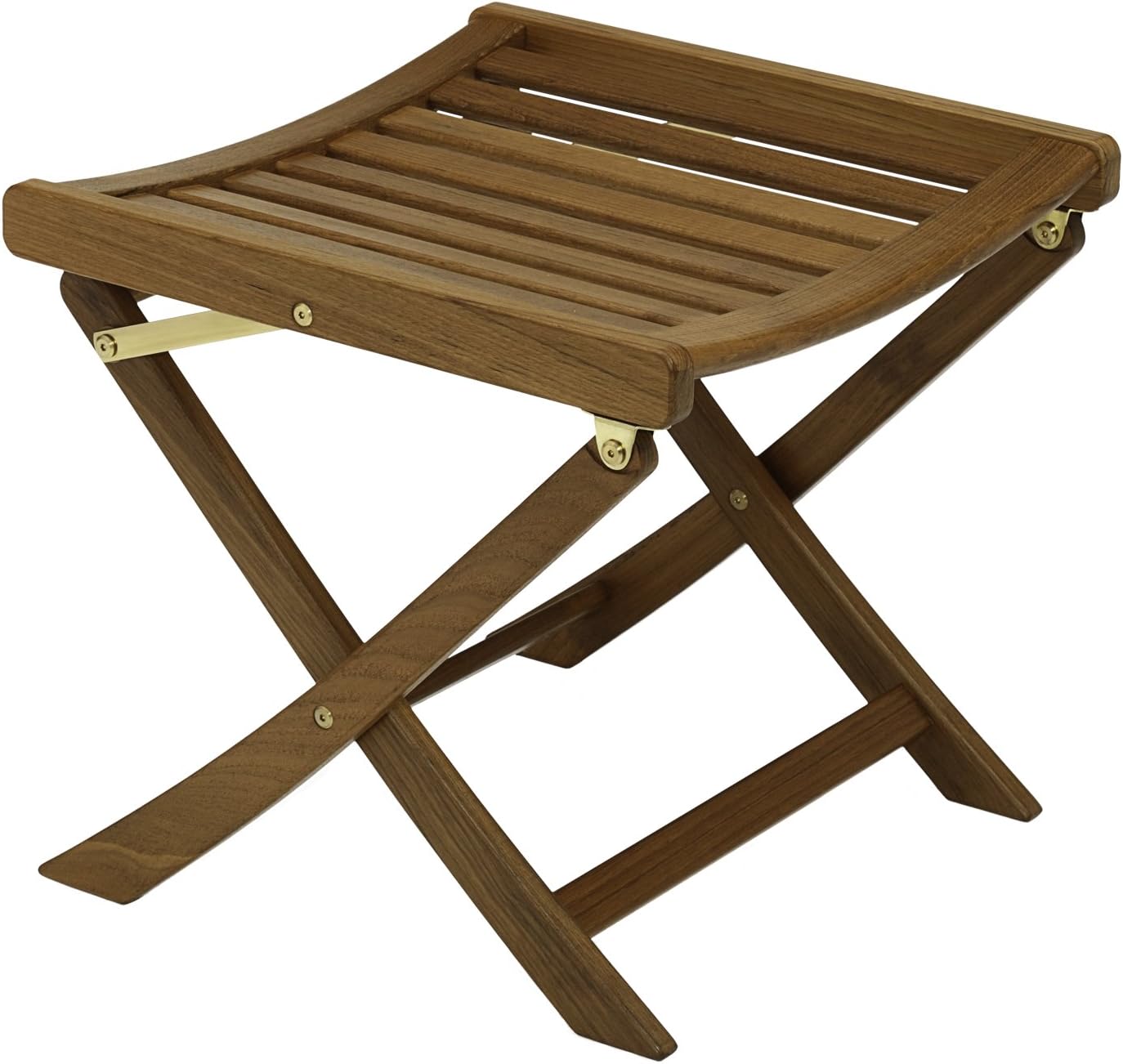Whitecap Teak Industries WT60072 Folding Stool for Chair