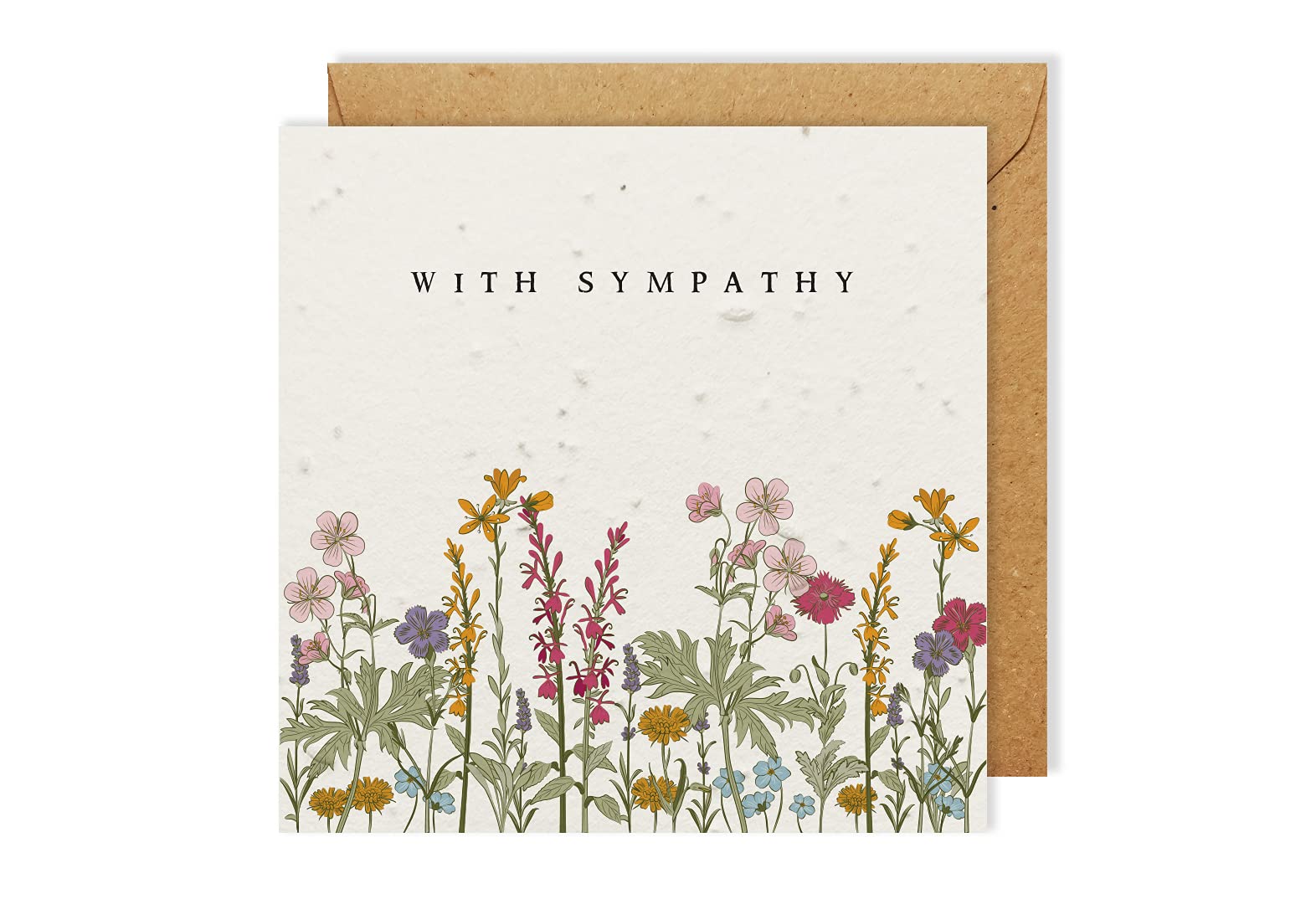 Factory Custom Eco- Friendly Plantable Seed Paper Biodegradable Seed Paper Thank You Greeting Card Printed Logo