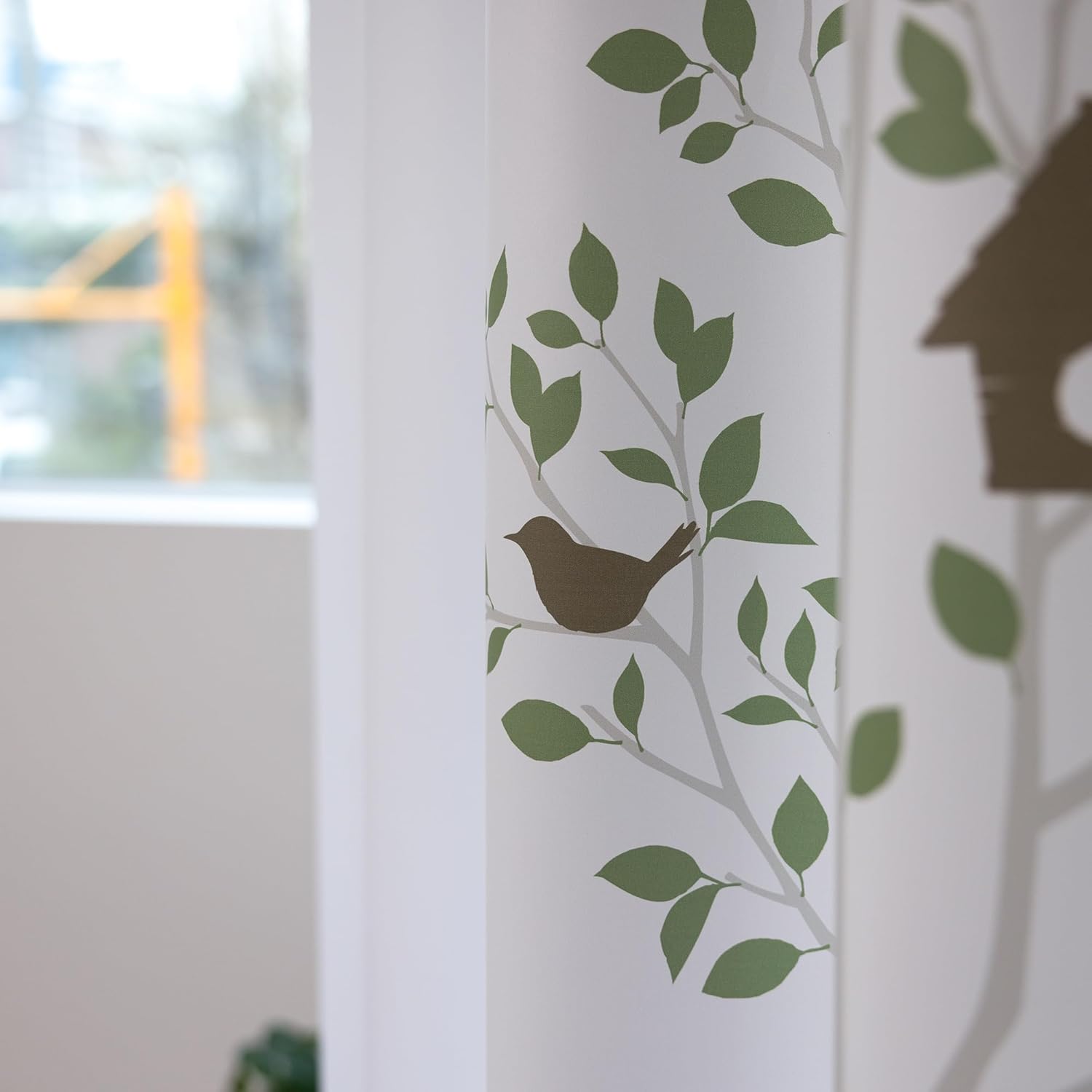 Quick-Dry Lightweight Shower Curtain – Made in Korea, Designed for Daily Showers | The Tree | 71” W x 82” L