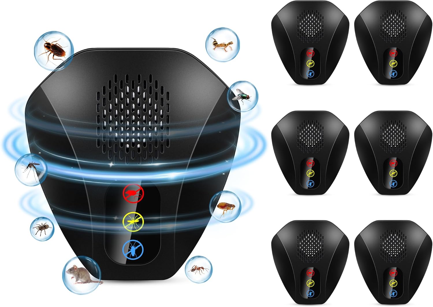 Advanced AI Ultrasonic Pest Repeller Indoor Mice Repellent