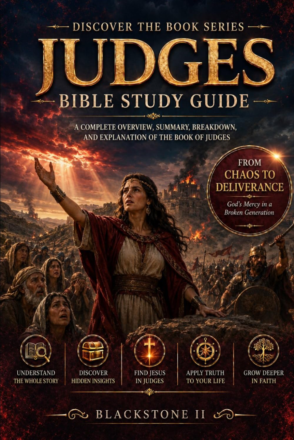 Judges Bible Study Guide: A Complete Overview, Summary, breakdown, and Explanation of The Book of Judges (Discover The Book Series)