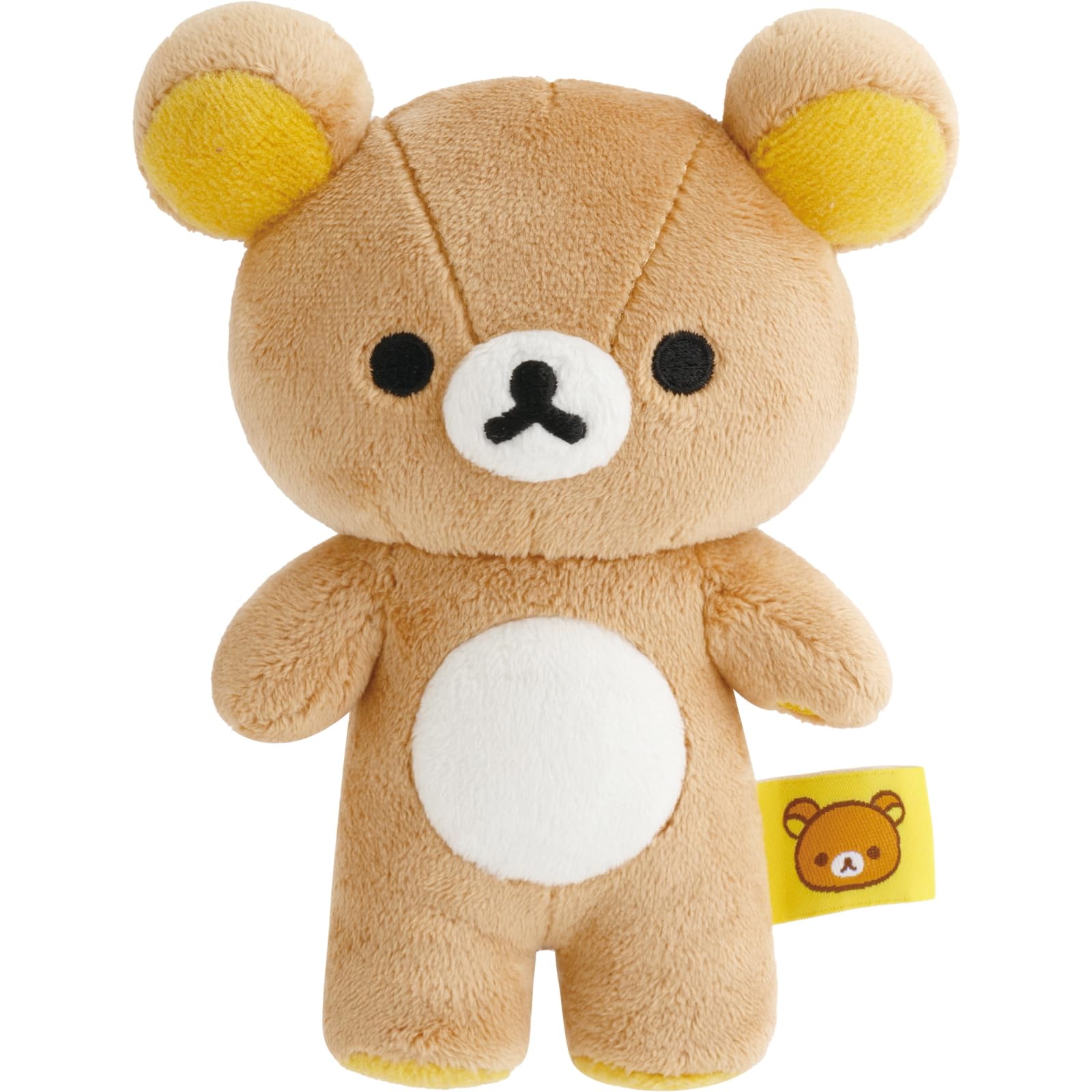 San-X Rilakkuma Standing Mini Plush Toy 5.5in Glass Pellets Japan