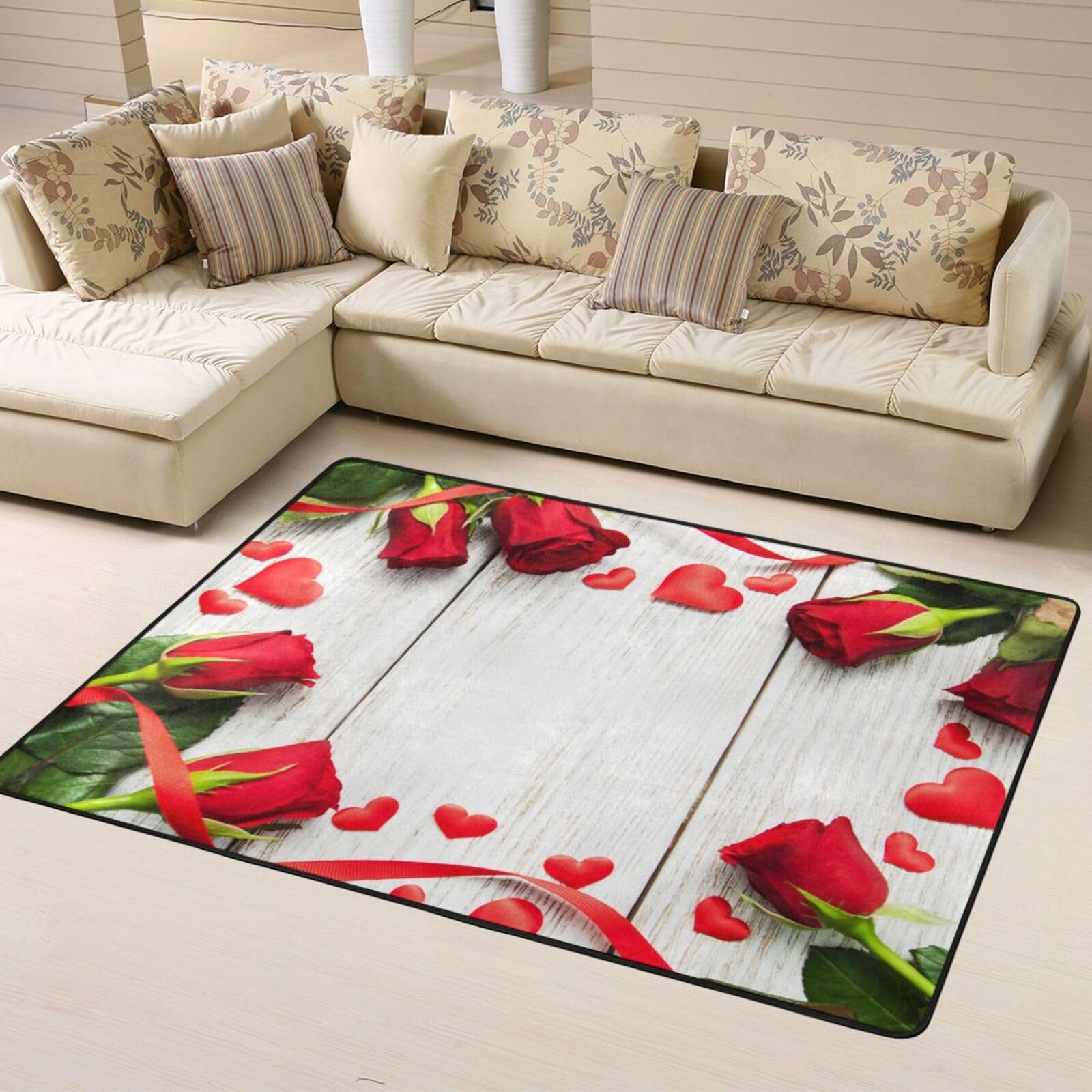 Tapis antidérapant en mousse à mémoire de forme avec rembourrage isolant pour chambre