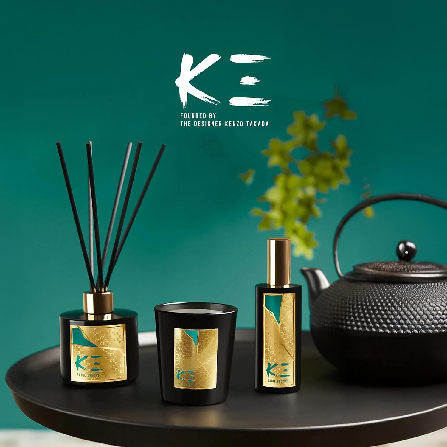 Scent Beauty K-3 Basil Energy Reed Diffuser – Fresh Fruity Aroma and Basil Fragrance for Home – Balanced Modern Fragrance with Crisp and Uplifting Aroma – 200 ml