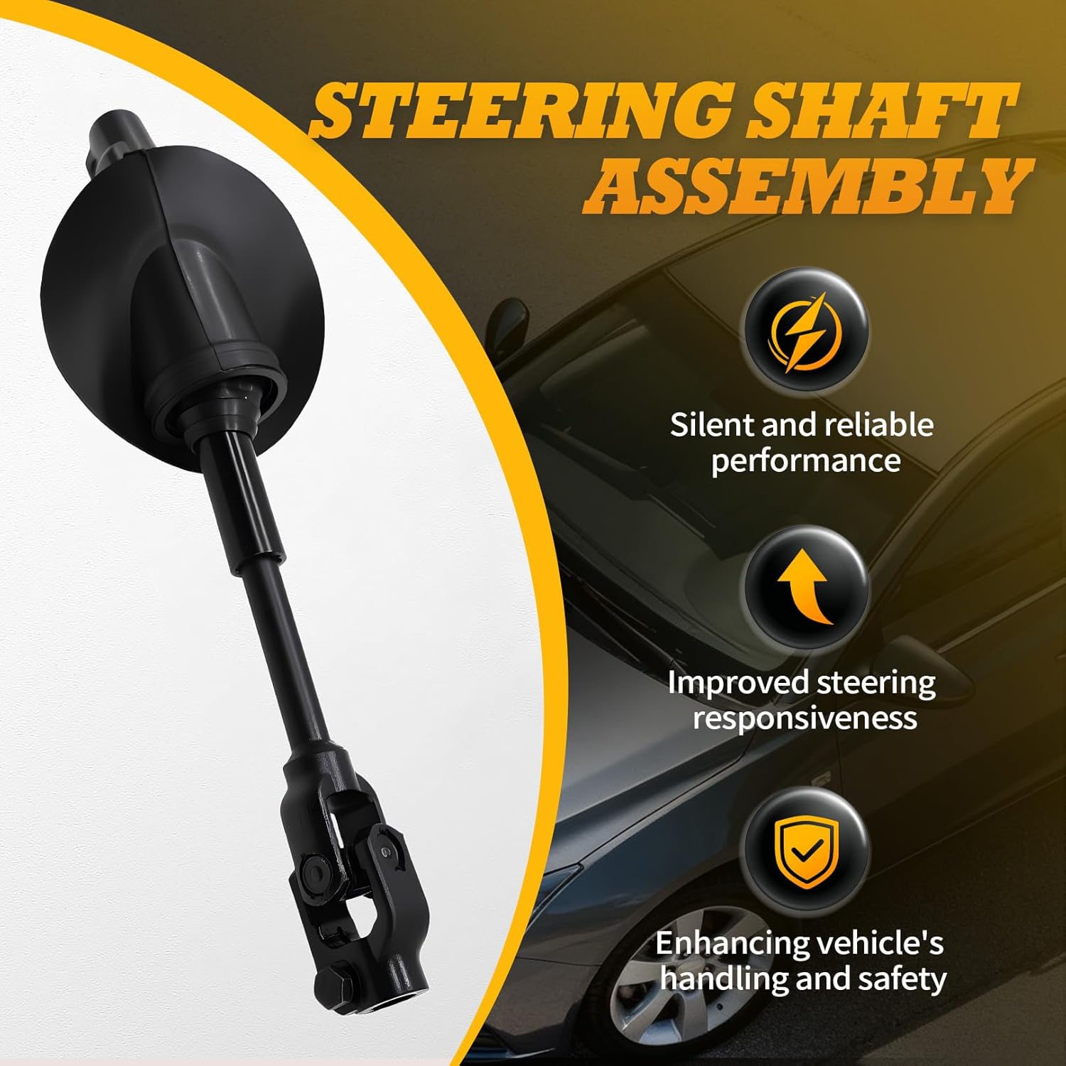 Intermediate Steering Shaft Assembly Column 425-109 Compatible with Cobalt 2005-2010 Ion 2003-2007 G5 2007-2010 Pursuit 2005-2006 10392744 15800140 15799676
