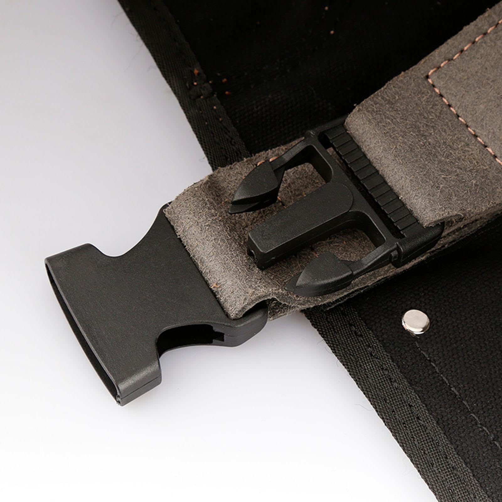 Delantal Protector de Microfibra Profesional para Herrador, Rodilleras Ajustables, Faldón, Compartimento para Clavos Y Herramientas. Adecuado para El