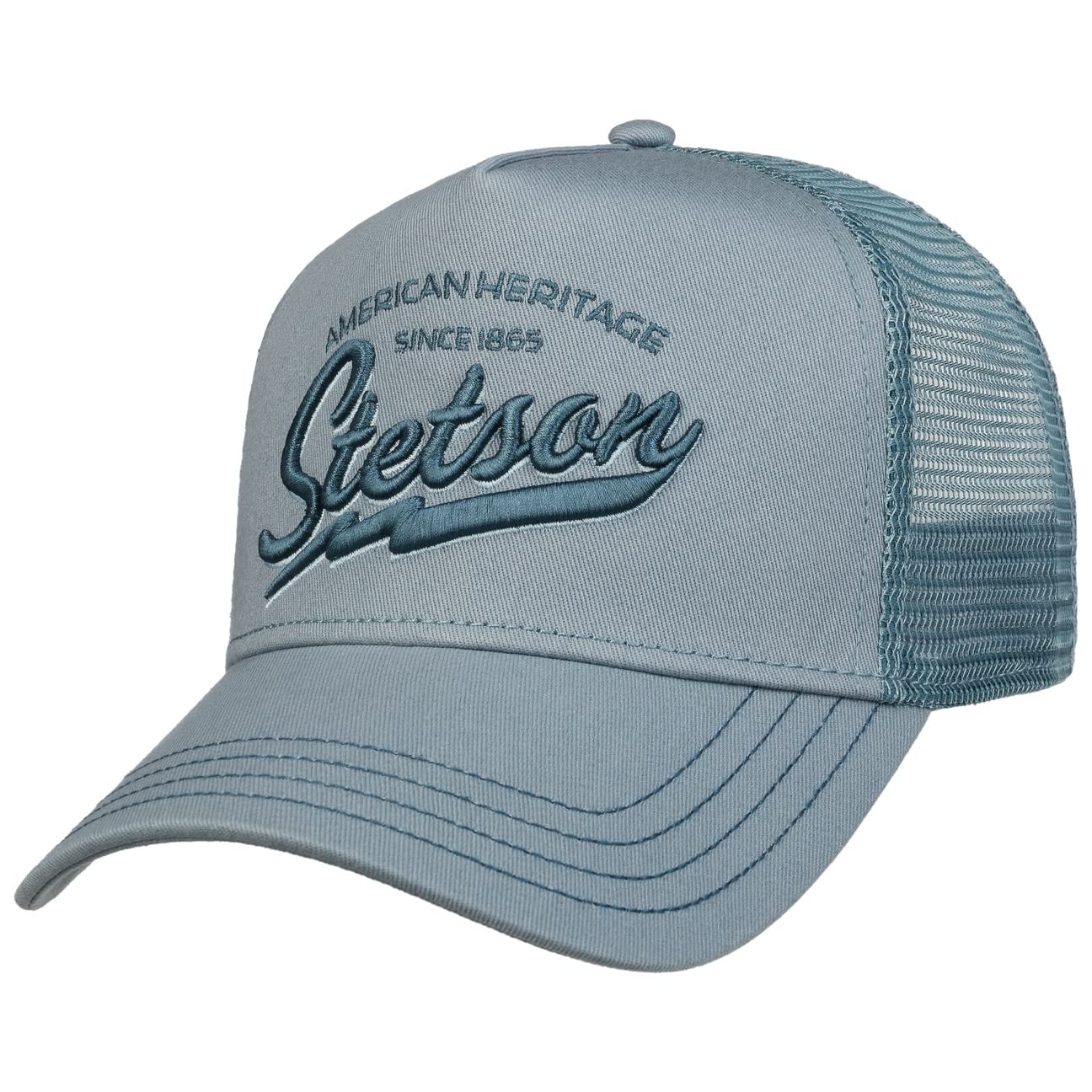 Stetson American Heritage Trucker Cap Men Breathable Mesh Snapback Summer Winter