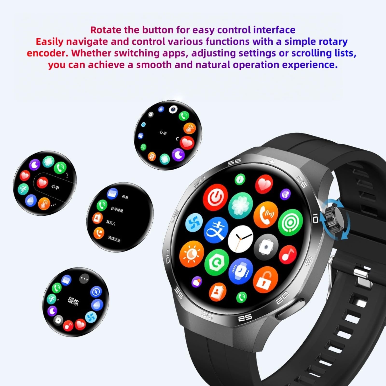 Reloj Inteligente Hombre Mujer Reloj Deportivo con Llamadas, Smart Watch Monitor De Sueño/Spo2, Podómetro, Modos Deportivos, Impermeable Reloj Deportivo Silver Silicone