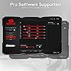 Redragon M908 Impact RGB LED MMO Gaming Mouse, 12 Side Buttons, Optical Wired Ergonomic Mouse, Up to 12,400 DPI, High Precision, 18 Programmable Macro Shortcuts, Comfort Grip, White