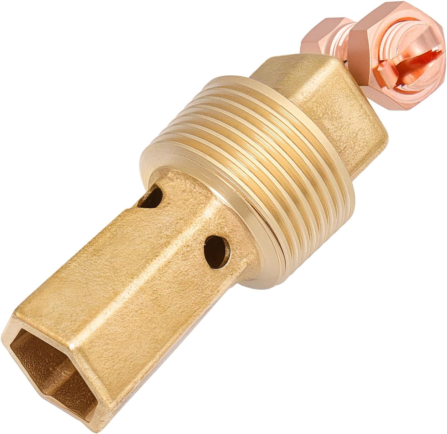 PB-2008 1" MPT Brass Pool Bonding Kit for Inground Pools, Spas & Water Features Water Bonding Fitting Replacement