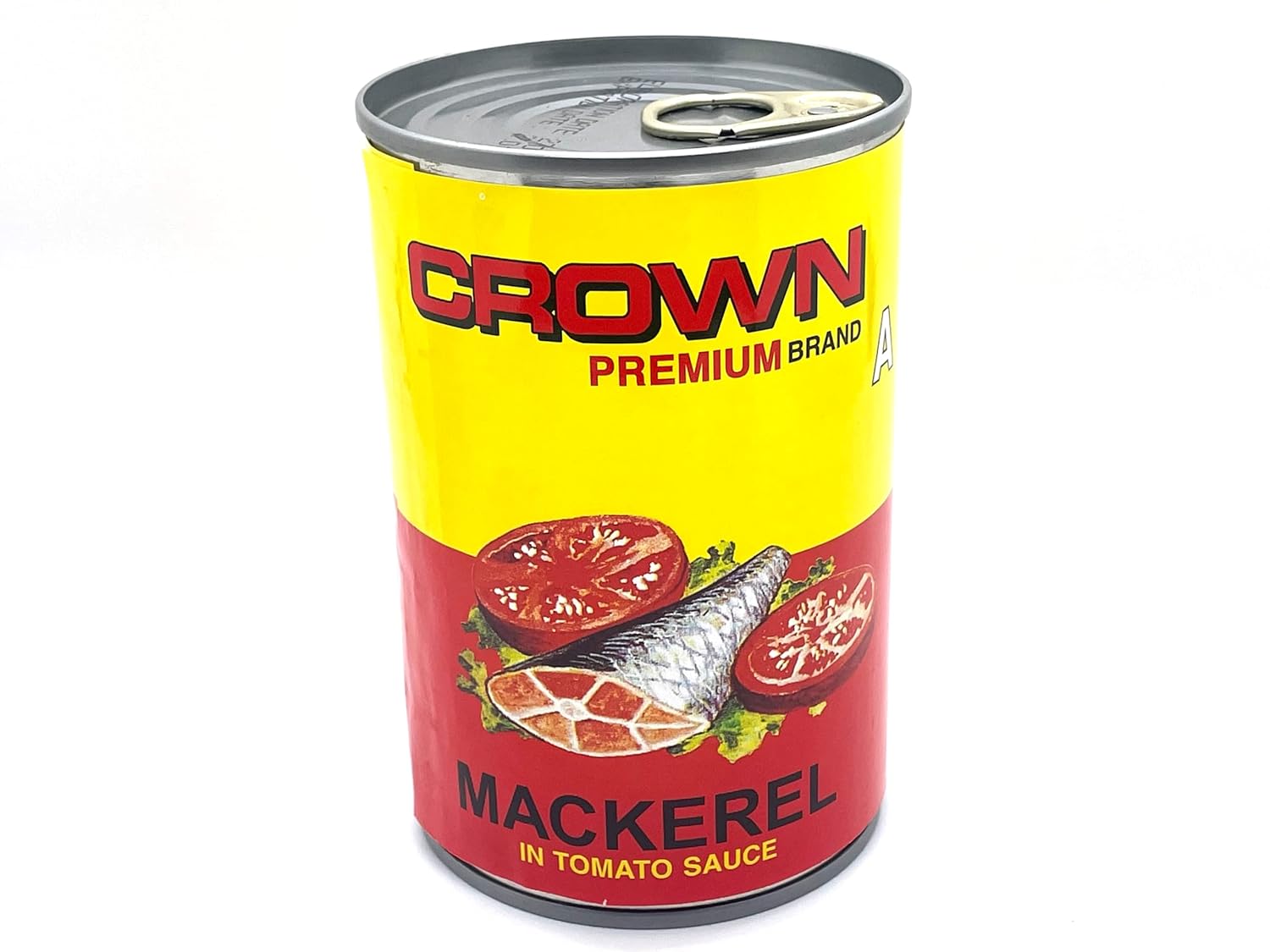 Crown Mackerel Sardines in Natural Oil Salt added, Tomato Sauce (pack of 4) two of each flavor