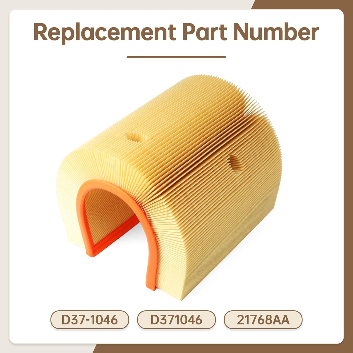 D37-1046 Filter Replacement for Peterbilt for Kenworth Medium Duty Trucks Replace D371046 21768AA