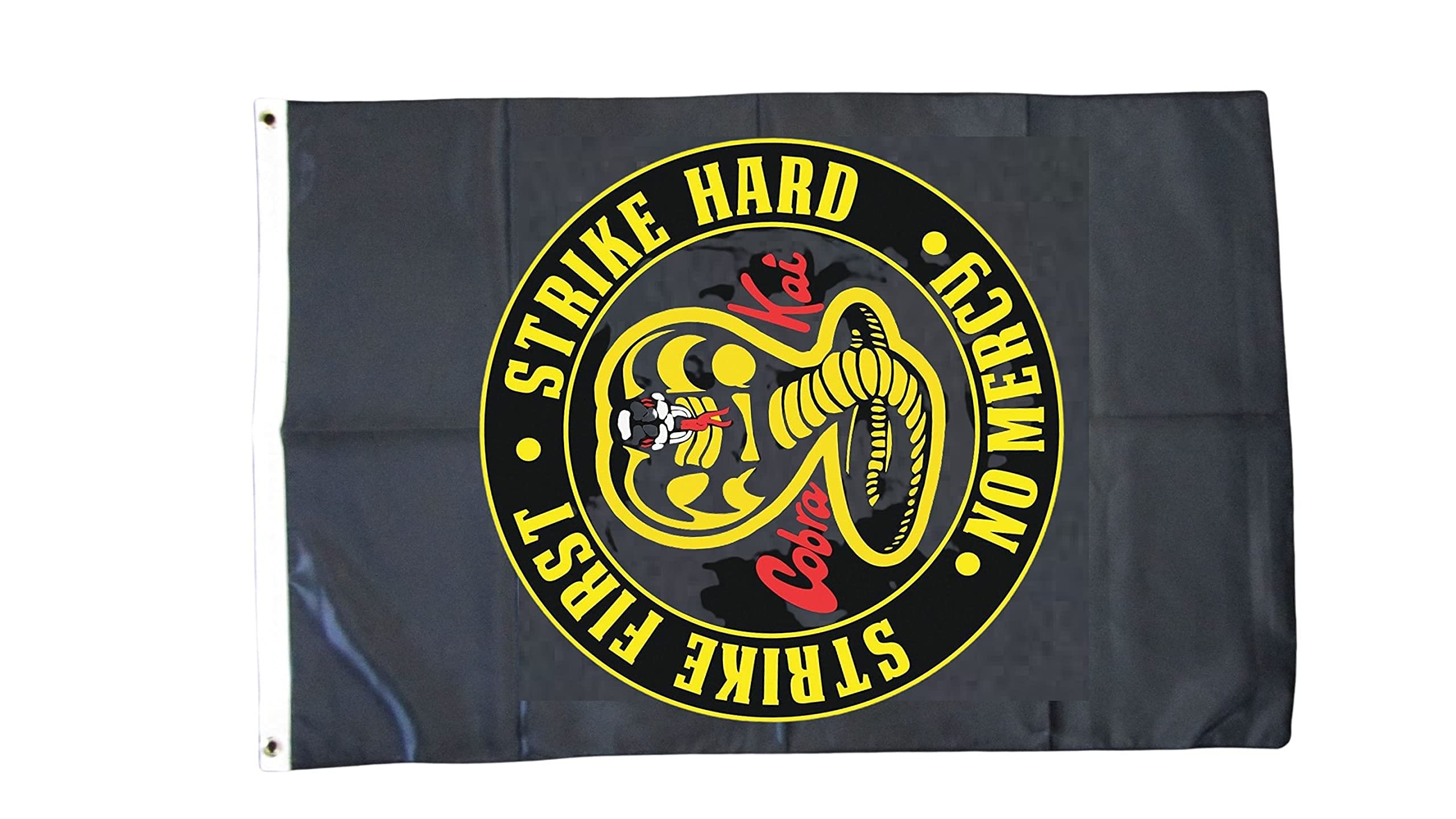 Strike First Strike Hard No Mercy FLAG 36inch x2 3inch Outdoor Decorations - Image 3