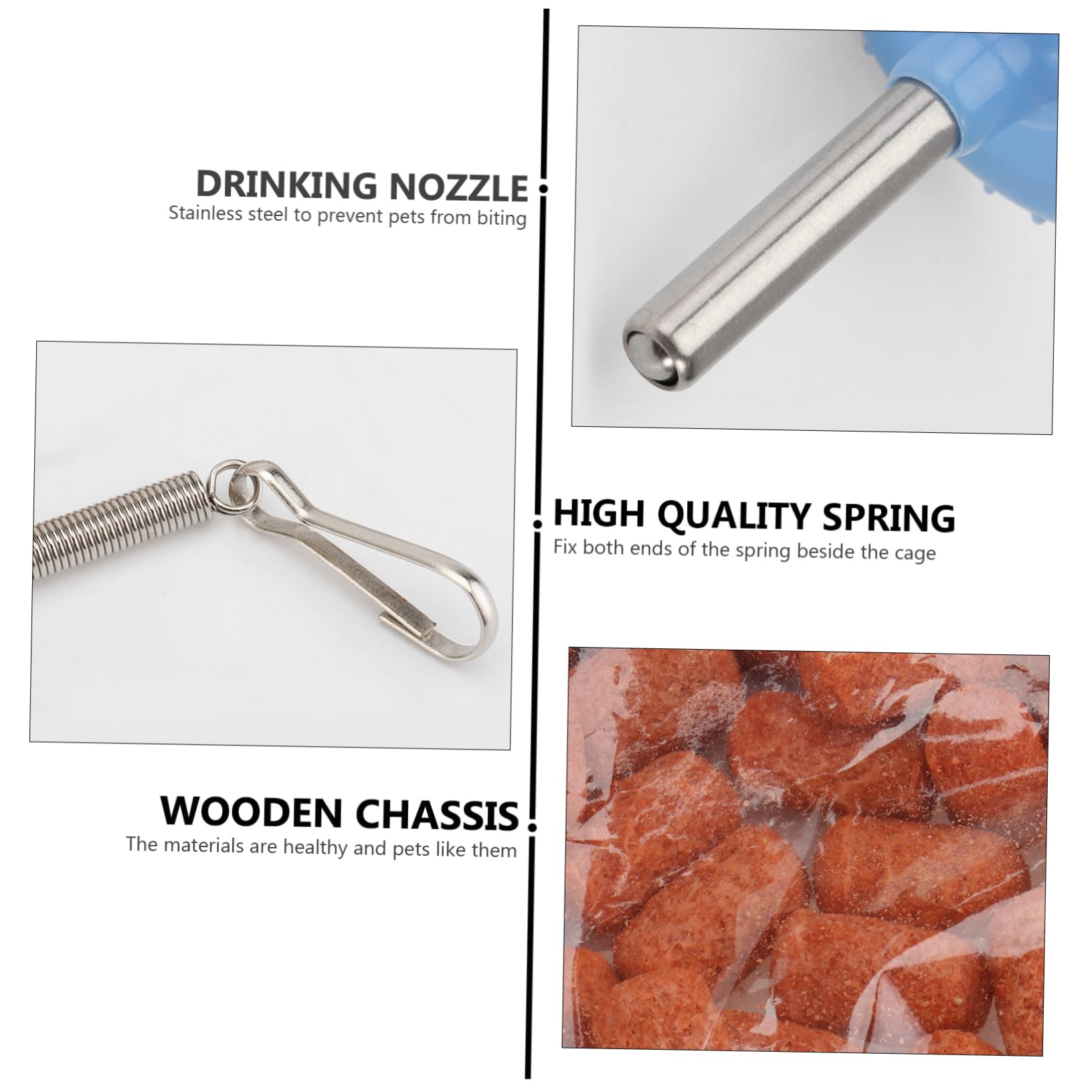 POPETPOP 6pièces Abreuvoir à Eau pour Animaux De Compagnie Pratique Fontaine à Boire pour Lapins Et Cochon Couleurs Aléatoires