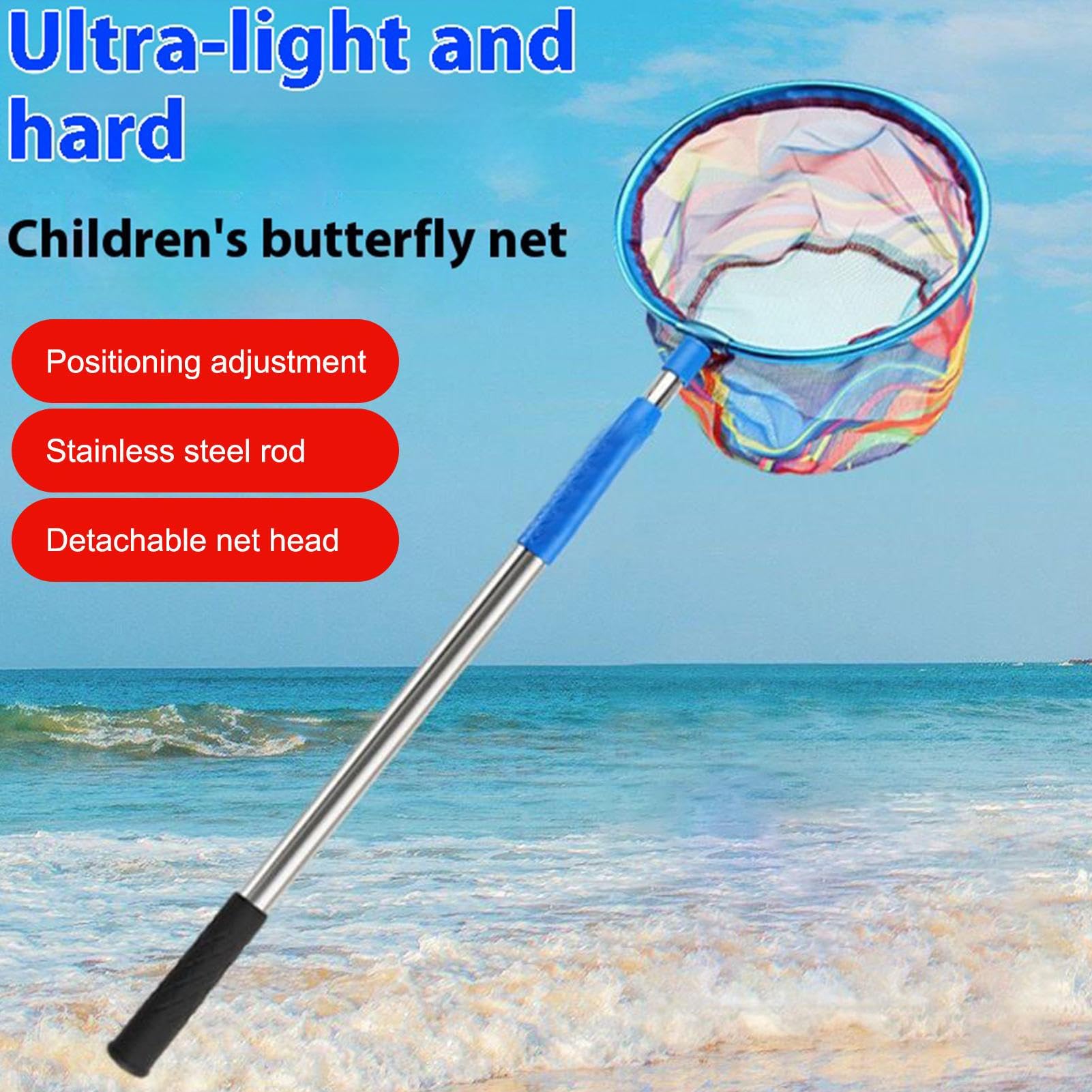 Filets de Plage Épuisette Grenouille Extensible