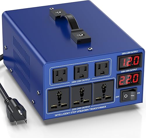 CELYYPU Transformador de conversión de voltaje de 8000 vatios de alta resistencia Paso arribaPaso abajo AC 110 V120 V220 V240 V conversión de