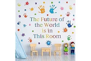 Colorful Vinyl Wall Decals for Inspirational Classroom Decor