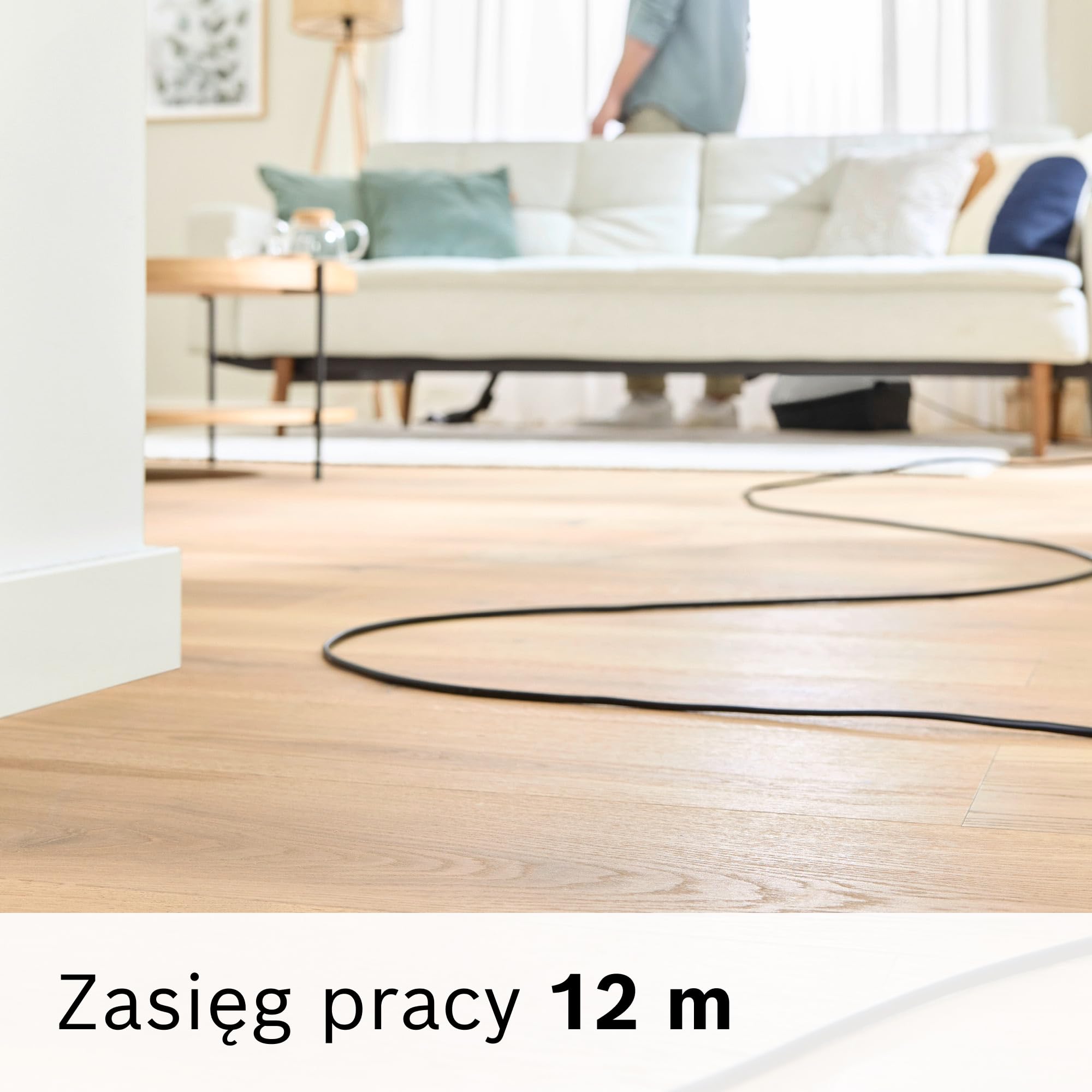 Bosch, odkurzacz workowy, cylindryczny, BGB6SIL1, 66 dB(A), filtr higieniczny HEPA, 10-letnia gwarancja na silnik, mocny, biały