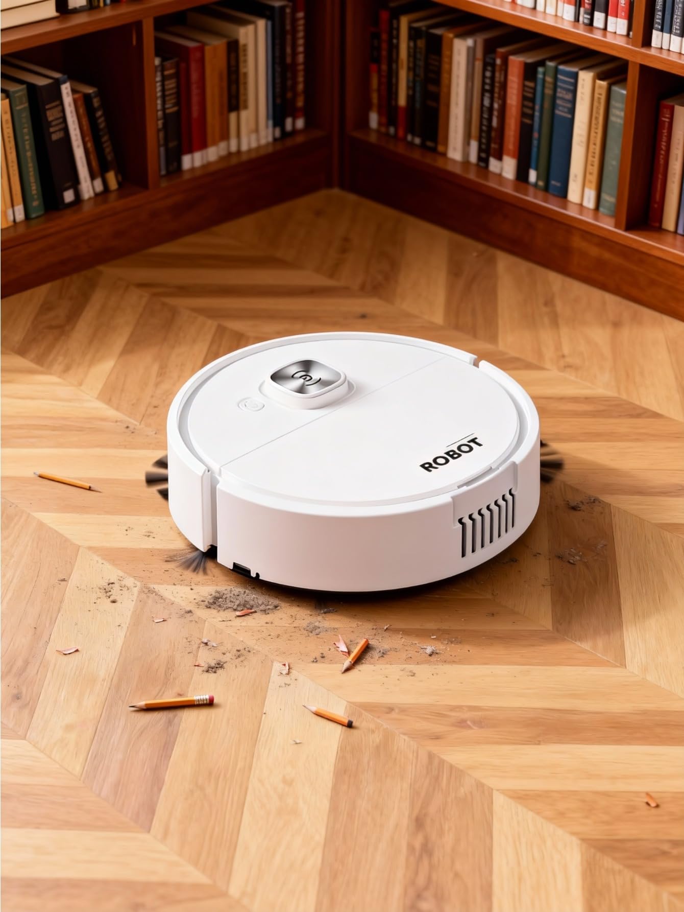 Mini Robot Vacuum Slim Quiet Floor Cleaner