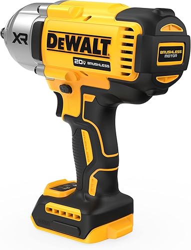 Miniatura 8 de DEWALT Llave de impacto inalámbrica de 20 V MAX, pistola de impacto de 1/2, alto par de 4 velocidades con yunque de anillo de cerdo y luz LED, motor