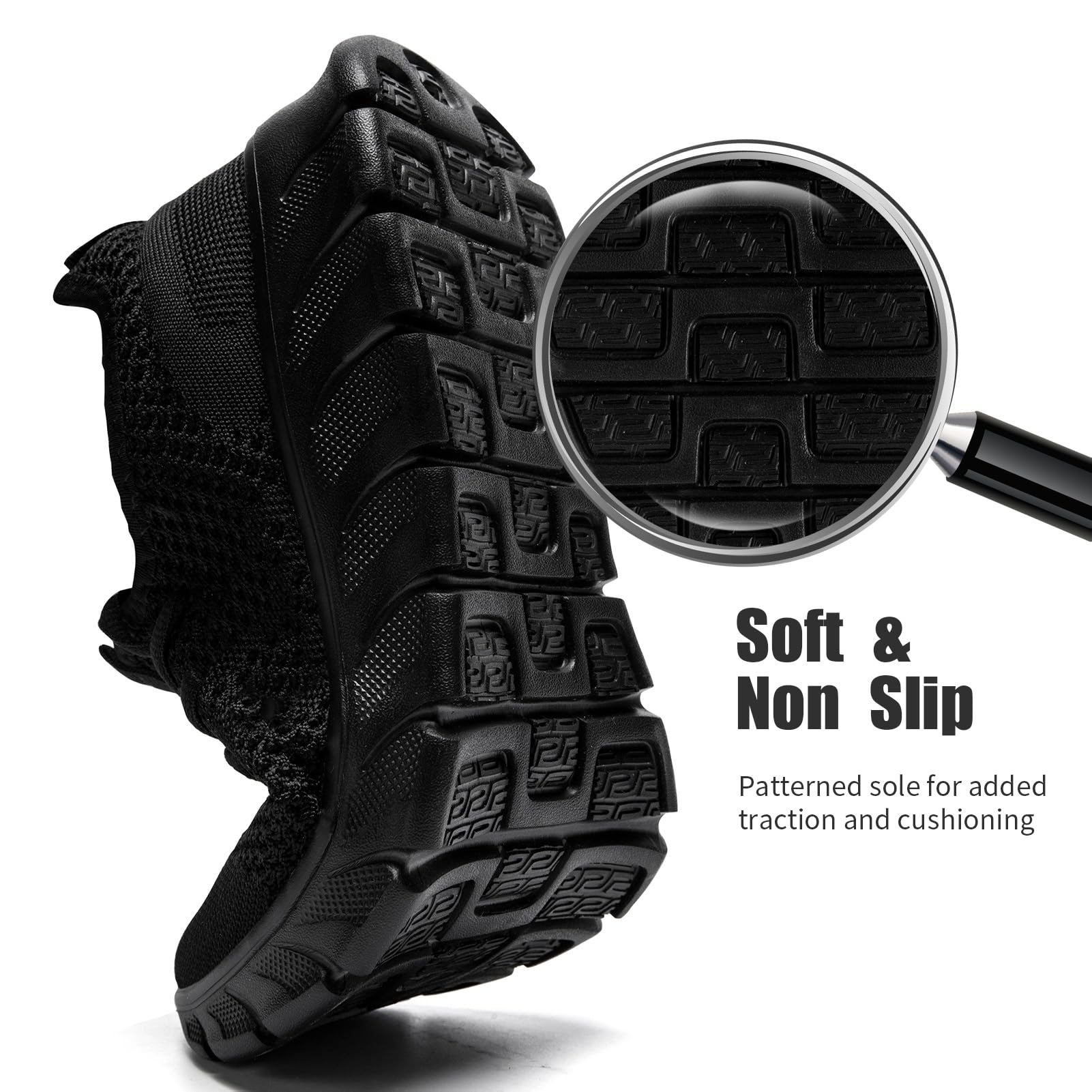 Mens Running Shoes Slip On Tennis Walking Sneakers Workout Athletic Lightweight Casual Sport Shoes