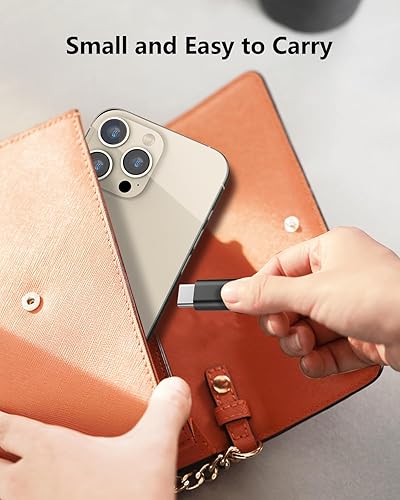 Miniatura 6 de Paquete de 4 adaptadores Lightning hembra a USB C macho, adaptador Lightn-ing a USB C, carga rápida PD de 27 W para iPhone 1515 Pro15 Pro Max15