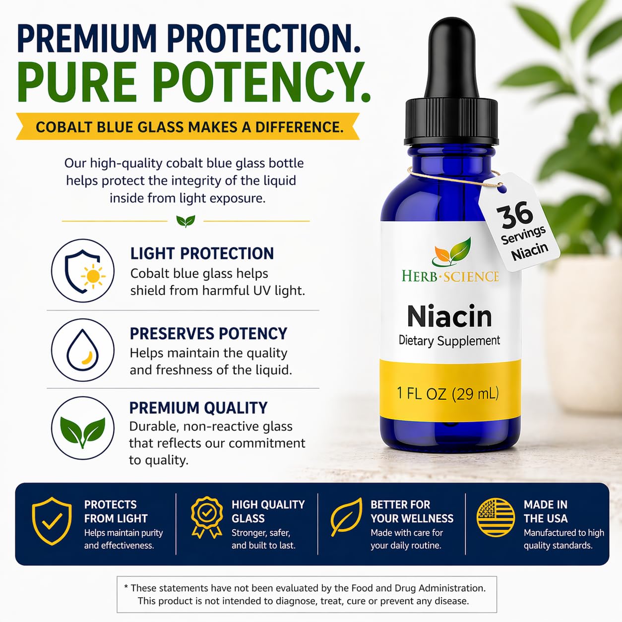 Liquid Vitamin B3 Niacin Drops, Alcohol-Free, 1 Oz — Amazon image 7