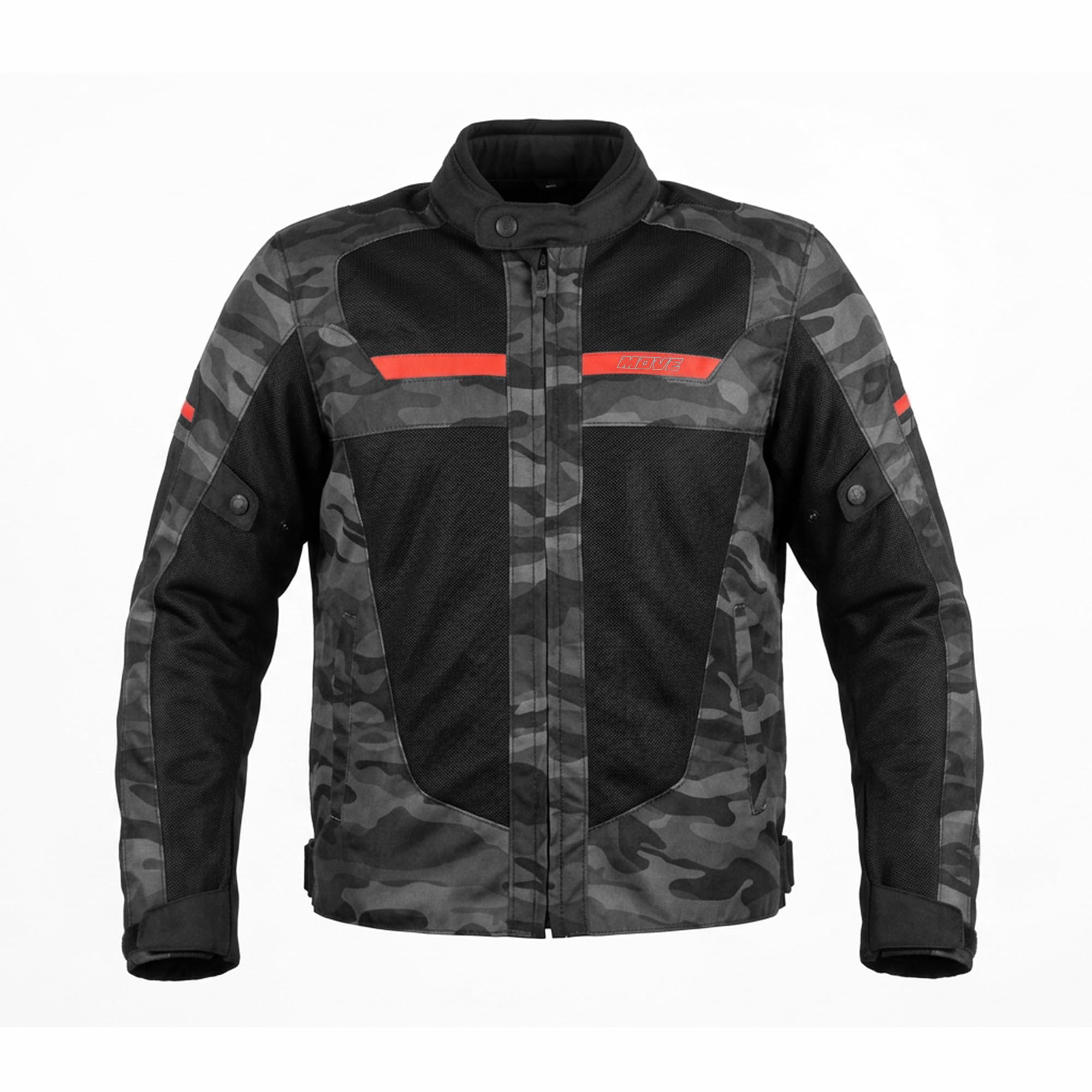 Giacca Moto Estiva Uomo in Rete Mesh Traspirante con Protezioni CE, Giacca Touring Scooter Leggera, Ventilata per Estate