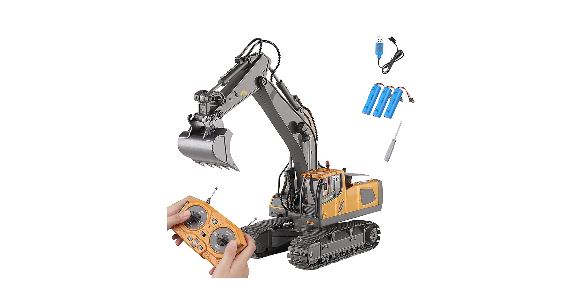 1/50 970 rc excavator ラジコン ショベルカー 970 RC Mini Excavator 1/50 Scale Electric Excavator