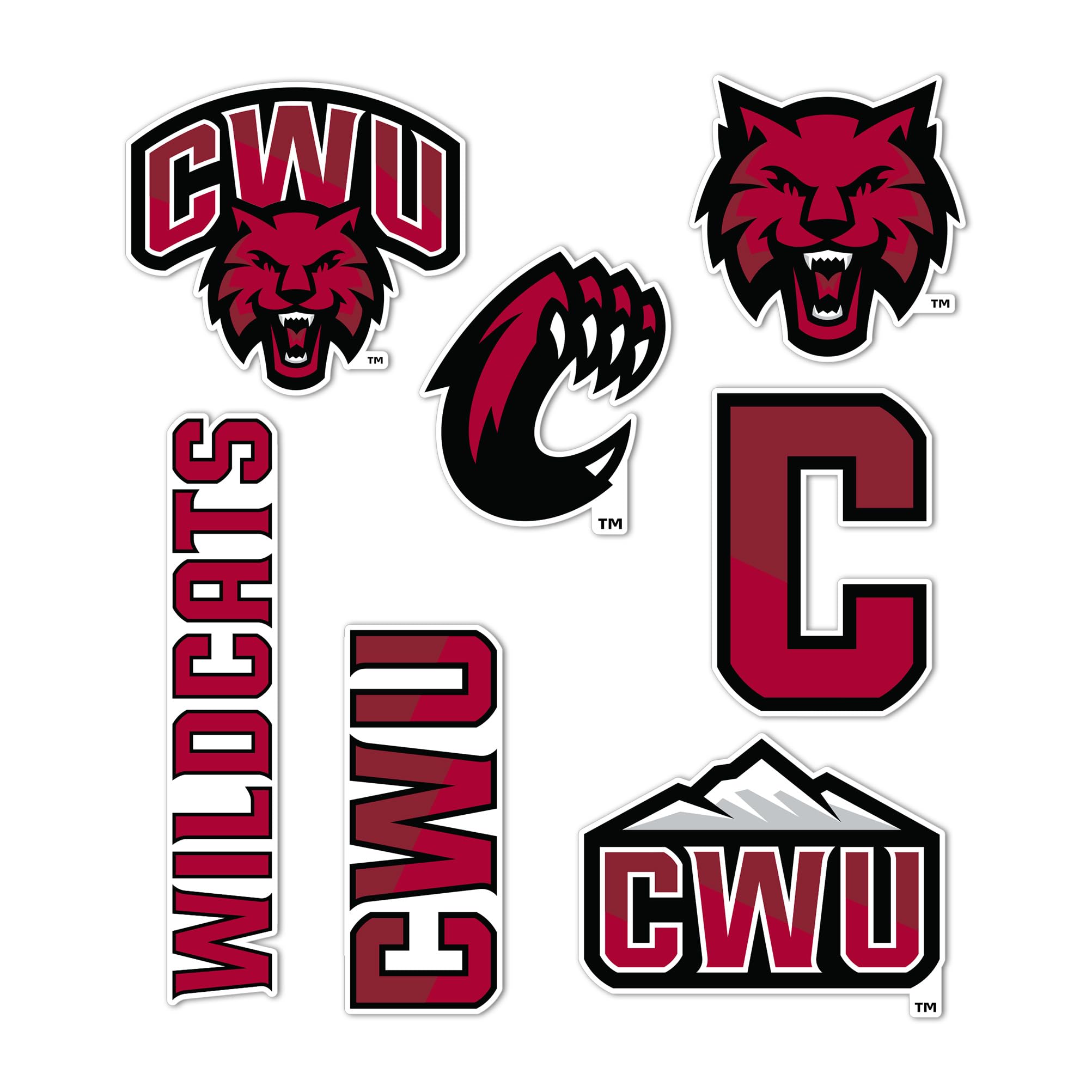Autocollant Central Washington University CWU vinyle voiture et scrapbooking