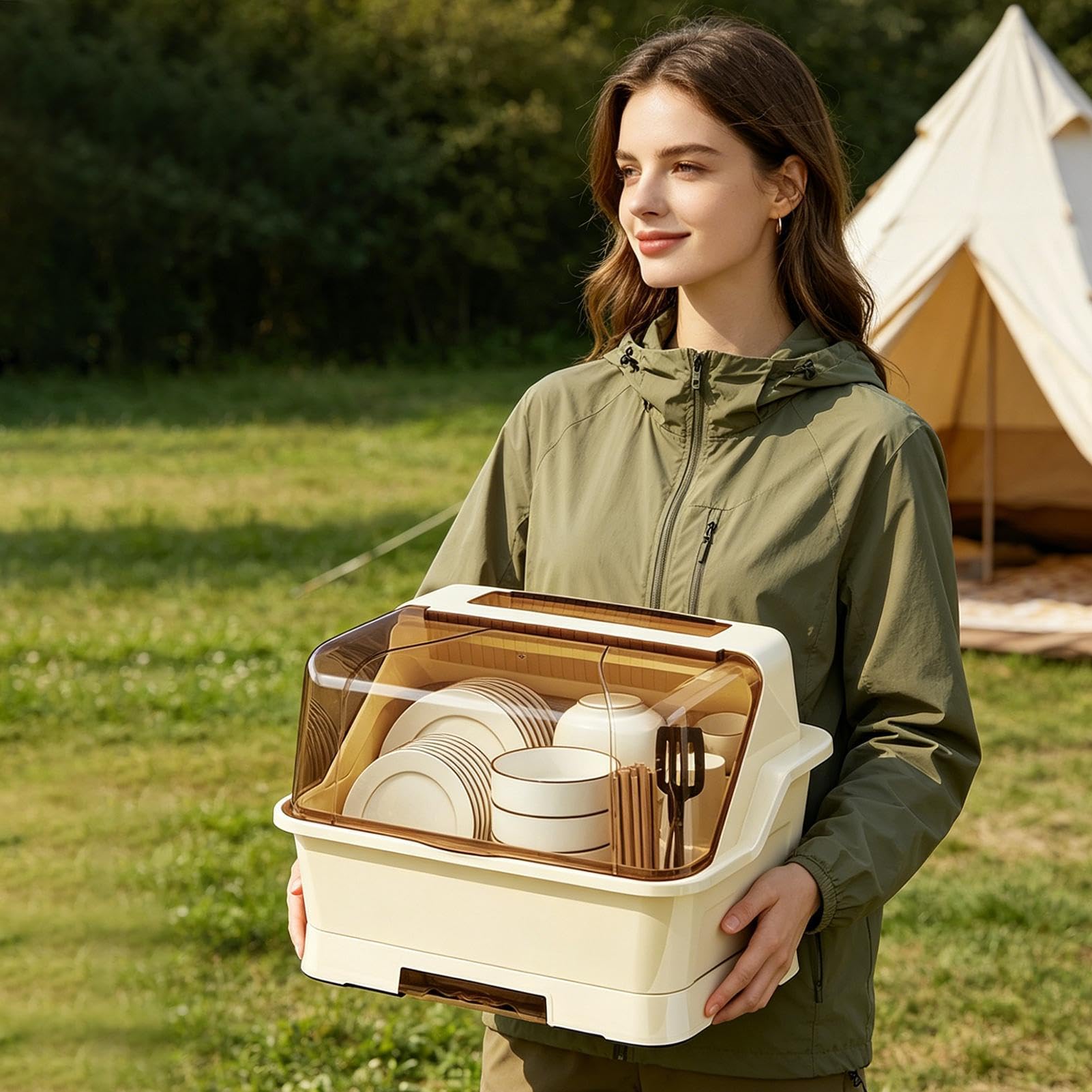 Generisch -Organizer für die Spüle - Besteck Abtropfkasten Aufbewahrungsbox - Besteck-Abtropfhalter | für Badezimmer-Worktop Esszimmer Küche Studentenwohnheim Restaurant Wohnung